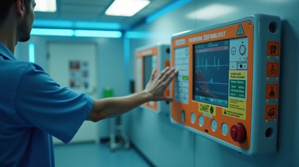 Label emergency medical equipment to enhance response efficiency